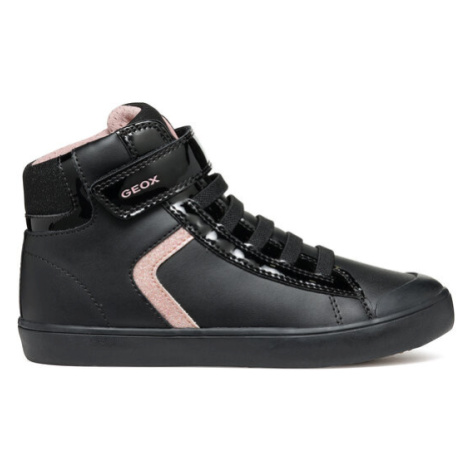 Geox Sneakersy J Gisli Girl J464NA 05402 C9289 S Čierna