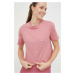 Bavlnené tričko Guess ADELE ružová farba, V2YI06 K8HM0