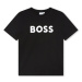 Boss Tričko J25P24 D Čierna Regular Fit