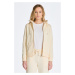 MIKINA GANT REG TONAL SHIELD ZIP HOODIE LINEN