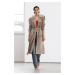 Trendyol Limited Edition Beige Belted Regular Long Trench Coat