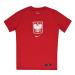 Tričko pre mladých s poľským znakom CU1212-611 - Nike 164 cm
