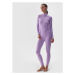 Dámske termo tričko s dlhým rukávom 4F SEAMLESS UNDERWEAR-WAW24USEAF160-52S-LIGHT VIOLET