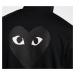 Mikina Comme des Garçons PLAY Zip Hoodie UNISEX Black XXL