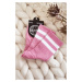 Youth Cotton Sports Socks Pink