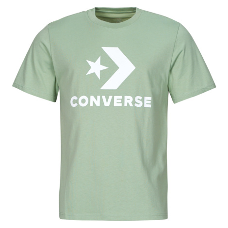 Converse  STAR CHEVRON LOGO STANDARD-FIT T-SHIRT  Tričká s krátkym rukávom Zelená