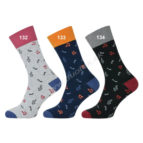 MORE Pánske ponožky More-051-132 133-tm.modrá