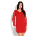 Červené čipkované šaty 1457