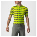 CASTELLI Cyklistický dres s krátkym rukávom - UNLIMITED STERRATO - svetlo zelená/šedá