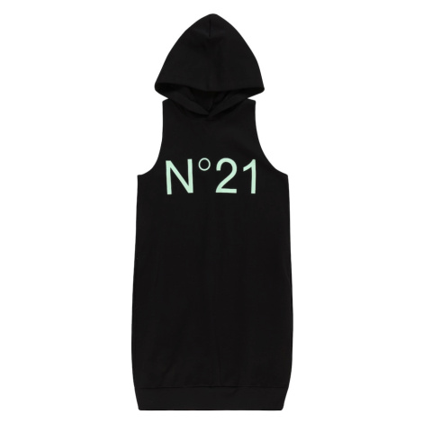 N°21 Šaty  svetlozelená / čierna