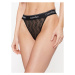 Calvin Klein Underwear Stringové nohavičky 000QF7714E Čierna