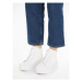 Calvin Klein Jeans Sneakersy Bold Vulc Flatf Mid Laceup Wn YW0YW01230 Biela