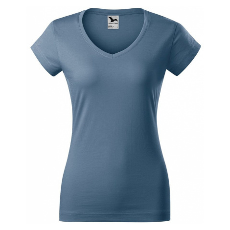 MALFINI Dámske tričko Fit V-neck