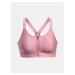 Podprsenka Under Armour UA Infinity High Bra Zip-PNK