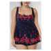 Samoa Blue tankini tielko S938 červená