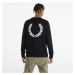FRED PERRY Graphic Branding LS T-shirt Black