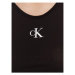 Calvin Klein Swimwear Top KW0KW02092 Čierna Regular Fit