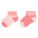 Puma Súprava 2 párov vysokých detských ponožiek Baby Wording Sock 2P 935479 Ružová