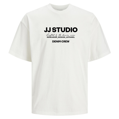 Jack&Jones Pánske tričko JJGALE Relaxed Fit 12247782 Cloud Dancer XXL Jack & Jones