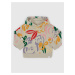 Farebná chlapčenská mikina floral s kapucňou GAP