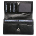 SEGALI Dámska kožená peňaženka SG-228 čierna