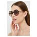 Slnečné okuliare Tommy Hilfiger dámske, hnedá farba