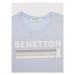 United Colors Of Benetton Tričko 3I9WMM28H Modrá Regular Fit