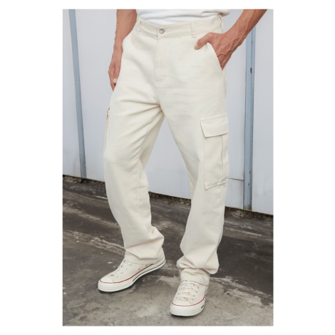 Trendyol Stone Men's Cargo Pocket Baggy Trousers