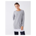 LC Waikiki Crew Neck Plain Long Sleeve Women's Tunic