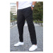 Madmext Black Basic Jogger Trousers 5486