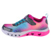 Farebné dievčenské svietiace tenisky Skechers Flutter Heart Lights 302315L-NVMT