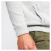 Pánsky vetruvzdorný golfový sveter s krátkym zipsom MW500 sivý