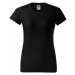MALFINI Dámske tričko Basic - Čierna