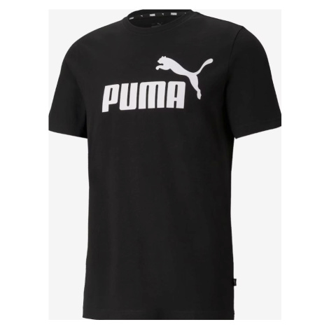 Puma tričko Ess Logo Tee black