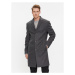 Calvin Klein Vlnený kabát K10K110462 Sivá Regular Fit