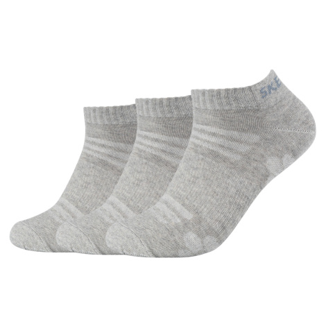 Skechers  3PPK Mesh Ventilation Socks  Športové ponožky Šedá