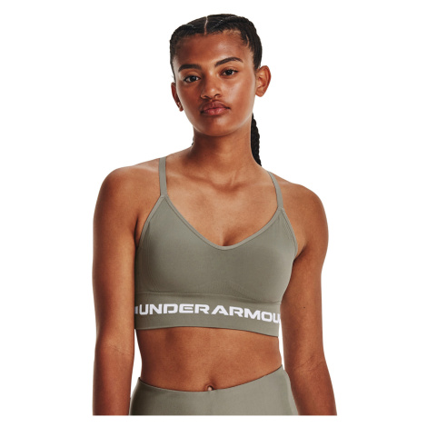 Podprsenka Under Armour Seamless Low Long Bra Grove Green