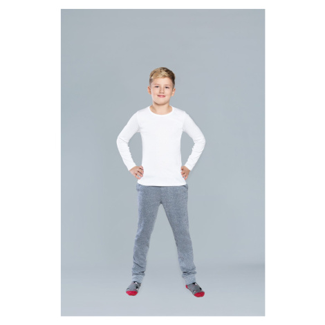 Tomi Long Sleeve T-Shirt for Boys - White Italian Fashion