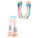 Denokids Rainbow Star Unicorn Girl's 2-Piece Socks Set