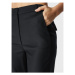 Simple Bavlnené nohavice LINDA TOL SPD550-01 Čierna Regular Fit