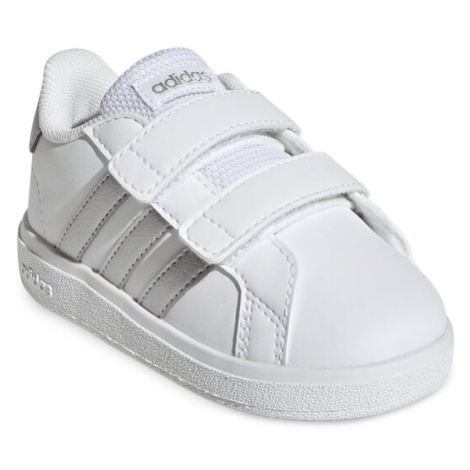 Adidas Topánky Grand Court Lifestyle Hook and Loop Shoes GW6526 Biela