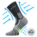 VOXX kompresné ponožky Ronin tmavo šedé 1 pár 111144
