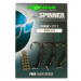 Korda háčiky spinner hook sections krank barbless-veľkosť 4