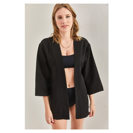 Bianco Lucci Women's Basic Kimono