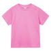 Babybugz Jednofarebné dojčenské tričko - Bubble gum ružová