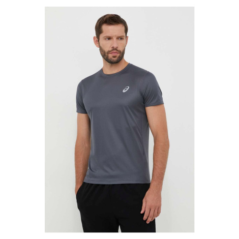 Bežecké tričko Asics Core šedá farba, jednofarebný