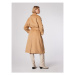 Simple Prechodný kabát PLD502-03 Béžová Relaxed Fit