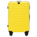 ŽLTÁ 5DIELNA SADA KUFROV PEAFOWL PEA01, SET OF 5 SUITCASES (L, M, S, XS, BC) WINGS, YELLOW