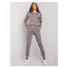 SUBLEVEL Gray women's set with pants