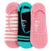 Meatfly PACK - dámske ponožky Low socks S19 M / Multi color